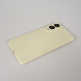 Coque Samsung Galaxy S25 Edge - Gel soft touch - Vanille