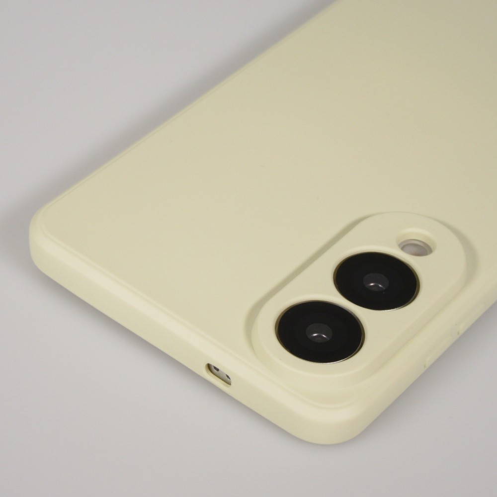 Coque Samsung Galaxy S25 Edge - Gel soft touch - Vanille