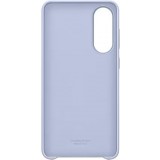 Galaxy S25 Edge Case Hülle - Premium Vegan Leder Backcover Kindsuit - Hellblau