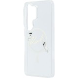 Coque Samsung Galaxy S26 Ultra - Karl Lagerfeld IML KC Script MagSafe protection &eacute;l&eacute;gante - Transparent