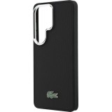 Coque Samsung Galaxy S26 Ultra - Lacoste Petit Pique MagSafe avec logo m&eacute;tal protection &eacute;l&eacute;gante et durable - Noir