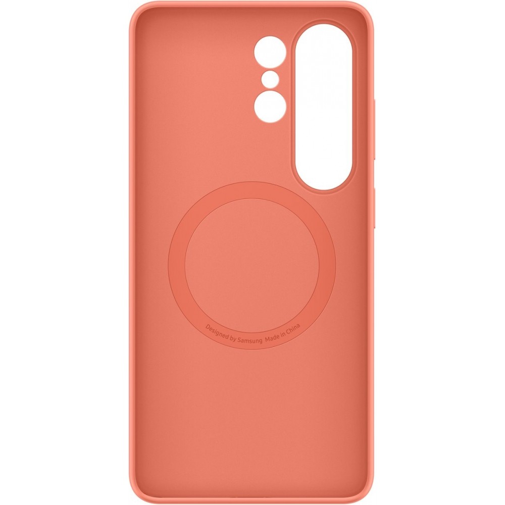 Coque Samsung Galaxy S26 Ultra - Silicone Magnet Case protection l&eacute;g&egrave;re et durable - Coral Red