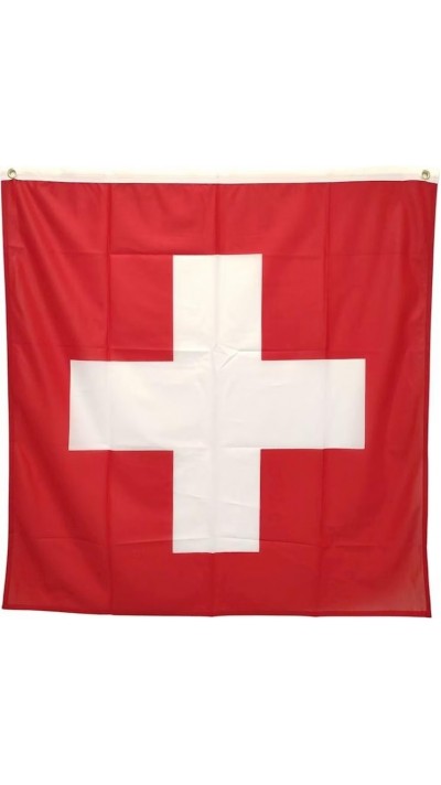 Schweizer Flagge / Drapeau Suisse (152.4 x 152.4 cm) - Rot