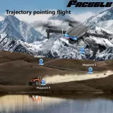 Drone quadricoptère Facegle E99 avec caméras duales éclairage LED et télécommande