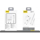 Dudao A27 Max 35W GaN ultraschnelles PD+QC-Wandladegerät - Weiss