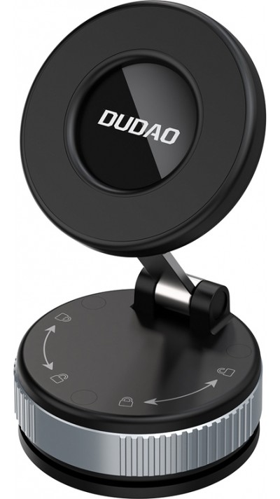 Dudao F24PRO support de voiture MagSafe avec ventouse pour pare-brise ou tableau de bord - Noir