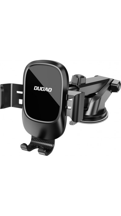 Dudao F5N+ support de t&eacute;l&eacute;phone pour voiture avec ventouse pour pare-brise ou tableau de bord - Noir