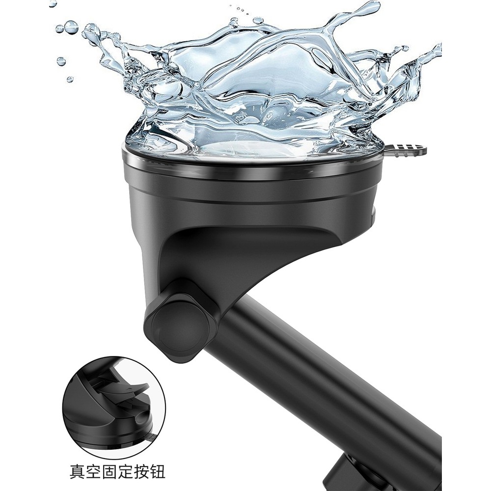 Dudao F5N+ support de t&eacute;l&eacute;phone pour voiture avec ventouse pour pare-brise ou tableau de bord - Noir