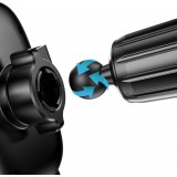 Dudao F5N+ support de t&eacute;l&eacute;phone pour voiture avec ventouse pour pare-brise ou tableau de bord - Noir