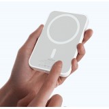 Dudao K26 10000mAh 20W batterie externe USB-A / USB-C Powerbank MagSafe - Blanc