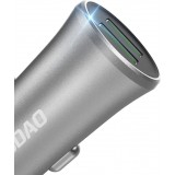 Dudao R6S chargeur de voiture intelligent 3.4A 2x USB - Argent