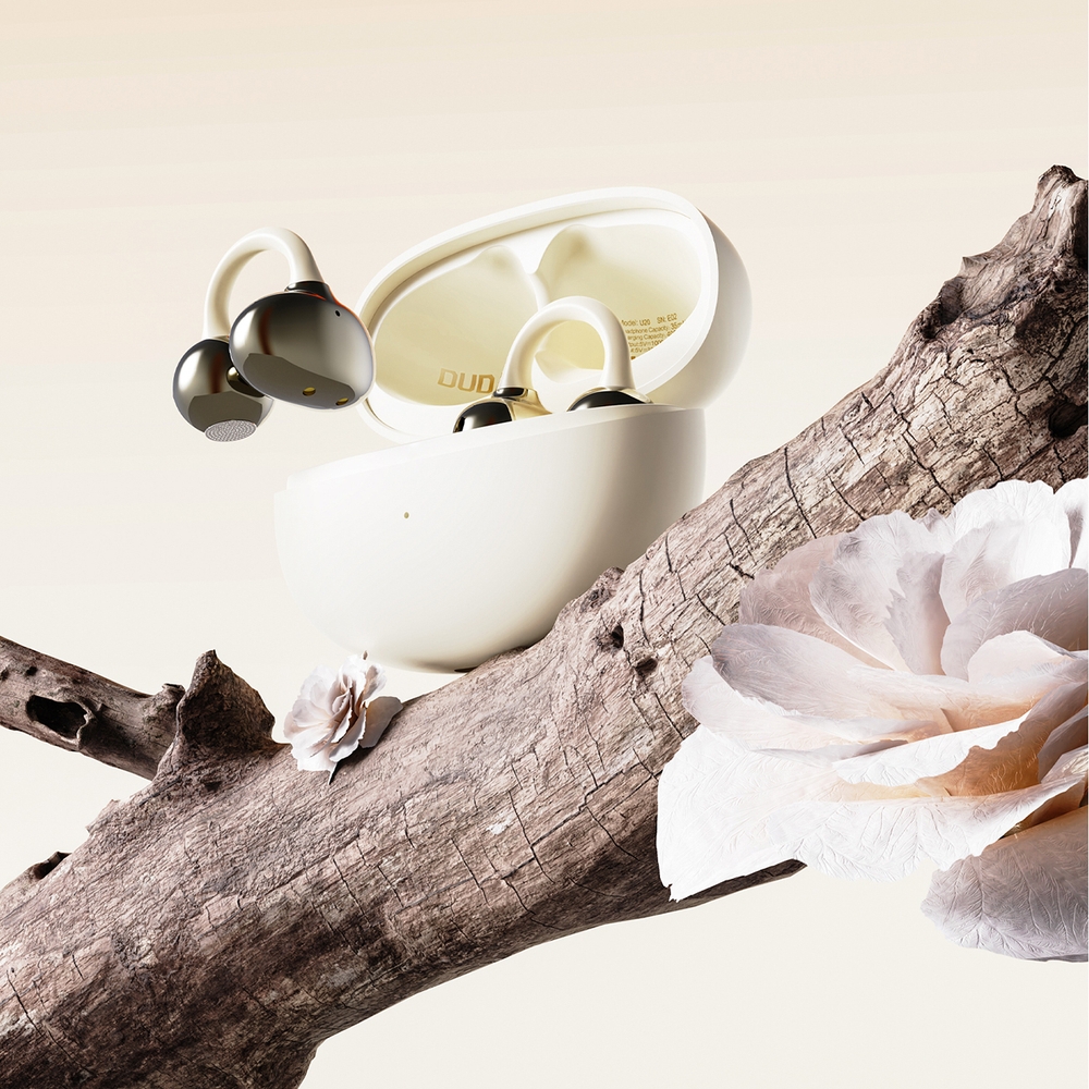 Dudao U20 TWS &eacute;couteurs sans fil Bluetooth autonomie de 30 heures - Blanc