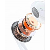 Dudao X14PROL &eacute;couteurs intra-auriculaires avec connecteur Lightning pour audio haute qualit&eacute; - Blanc