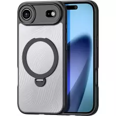 Coque iPhone 17 Air - Dux Ducis Aimo Mag Series avec support et anneau magnétique - Noir