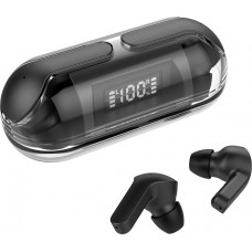 Bluetooth Kopfh&ouml;rer F80 Q26 Pro TWS mit LED-Display lange Akkulaufzeit f&uuml;r Sport und Gaming - Schwarz