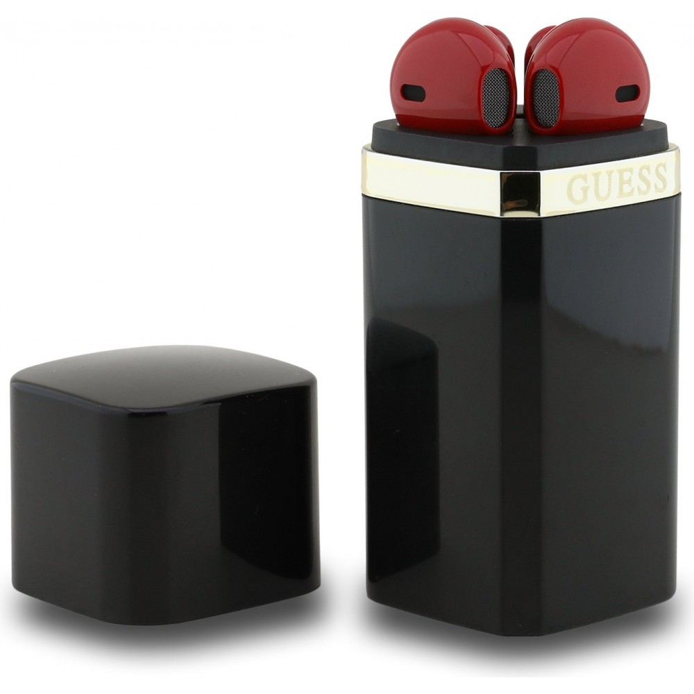 Écouteurs Bluetooth Guess Lipstick Shape design élégant 4.5 h d'autonomie - Noir