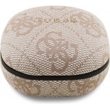Bluetooth Kopfhörer Guess PU 4G Script Logo ENC TWS mit Sprachassistent und 16h Akkulaufzeit - Rosa