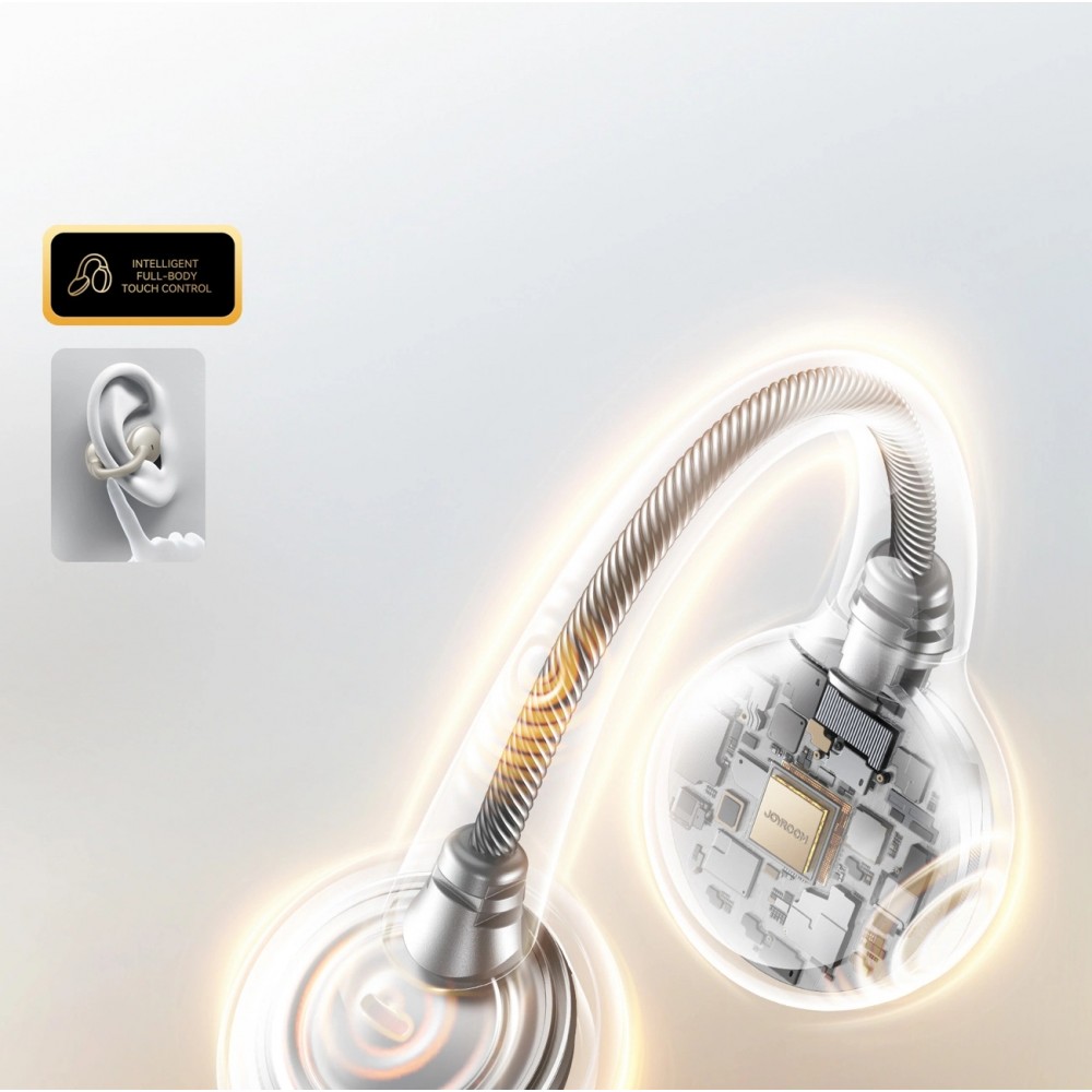Ecouteurs Bluetooth JOYROOM JR-OE3 Open-Ear True BT 5.4 design innovant avec contrôle intelligent - Noir
