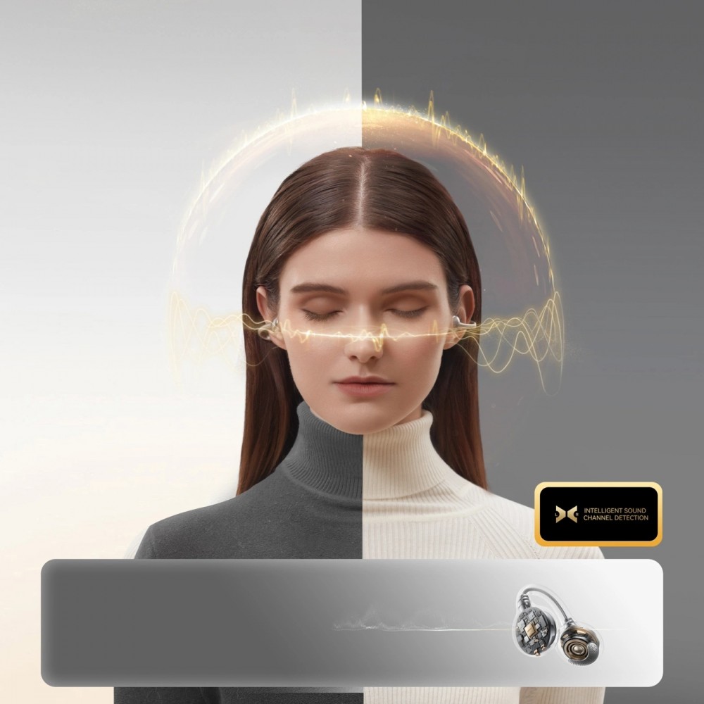 Ecouteurs Bluetooth JOYROOM JR-OE3 Open-Ear True BT 5.4 design innovant avec contrôle intelligent - Noir