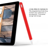 &Eacute;tui silicone souple pour Apple Pencil 2e g&eacute;n&eacute;ration avec support protection compl&egrave;te - Jaune - Apple Pencil