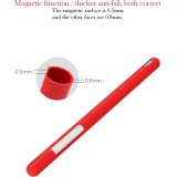 &Eacute;tui silicone souple pour Apple Pencil 2e g&eacute;n&eacute;ration avec support protection compl&egrave;te - Rose - Apple Pencil