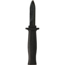 Faux couteau rétractable jouet pour effrayer - Noir