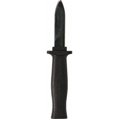 Faux couteau rétractable jouet pour effrayer - Noir