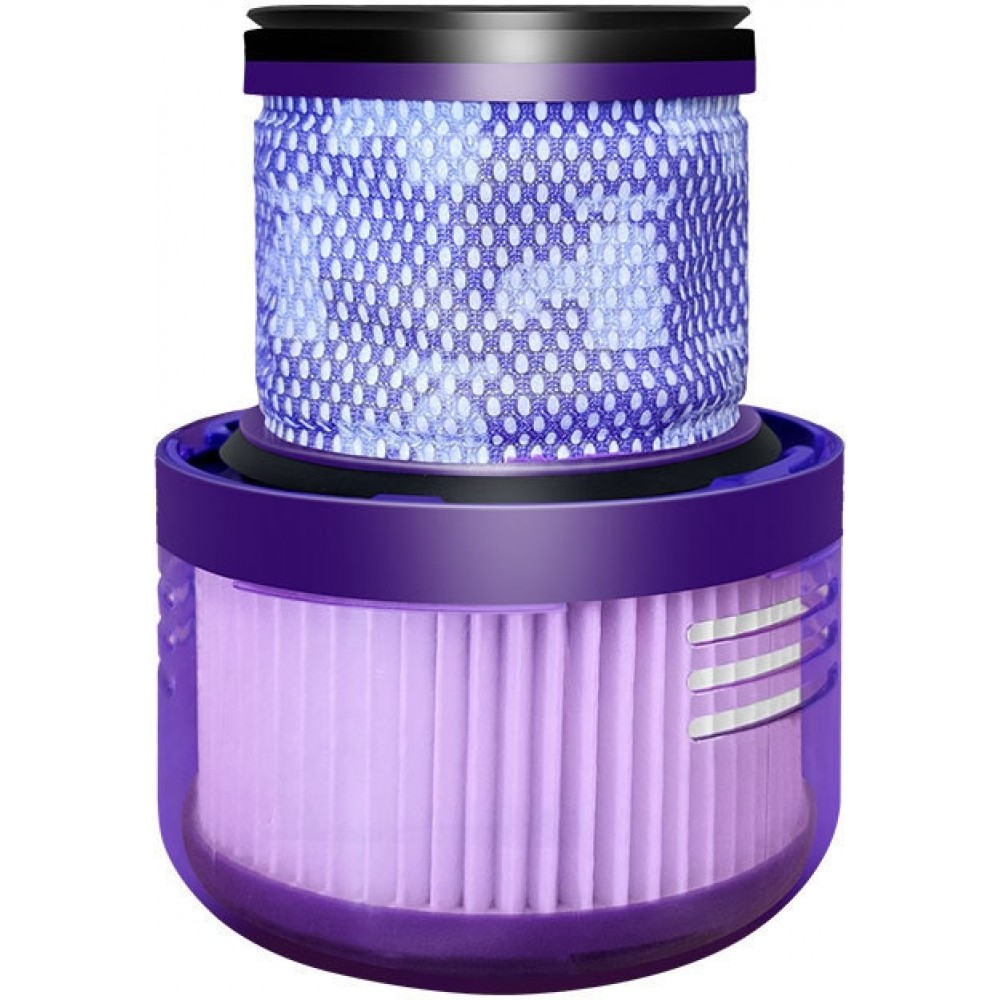 Filtre de rechange compatible pour aspirateur Dyson V10 Slim - Violet