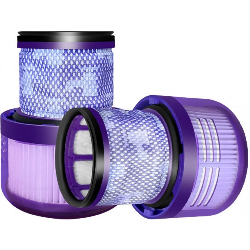 Filtre de rechange compatible pour aspirateur Dyson V10 Slim - Violet