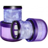 Filtre de rechange compatible pour aspirateur Dyson V10 Slim - Violet