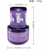 Filtre de rechange compatible pour aspirateur Dyson V12 - Violet