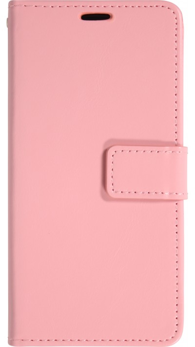 Hülle iPhone 17 Air - Premium Flip Leder Tasche - Hellrosa