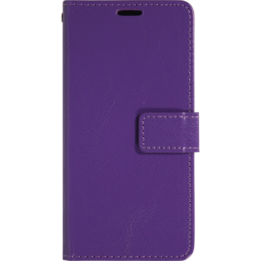Hülle iPhone 17 Air - Premium Flip Leder Tasche - Violett