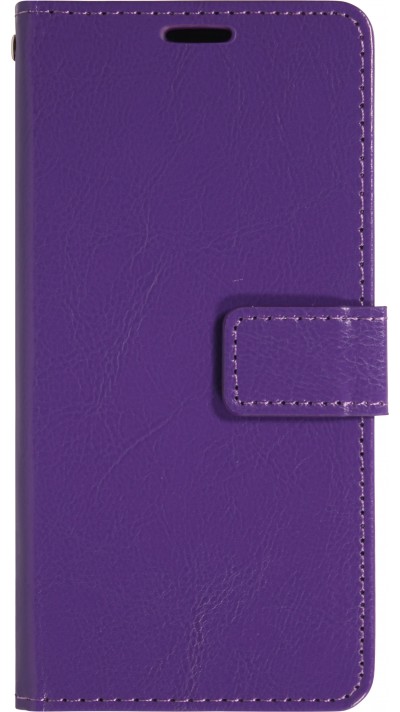 Hülle iPhone 17 Air - Premium Flip Leder Tasche - Violett