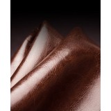 Fourre iPhone 17 - Flip Qialino Classic Wallet cuir véritable - Brun foncé
