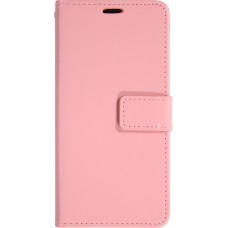 Hülle iPhone 17 Pro - Premium Flip Leder Tasche - Hellrosa