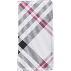 Fourre Samsung Galaxy S26 Ultra - Flip Lines - Blanc