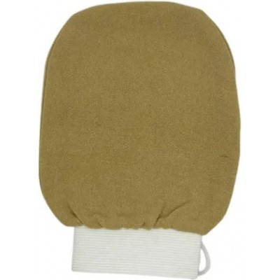 Gant exfoliant corps effet lisse et brillant gommage profond &eacute;limine peaux mortes - Brun