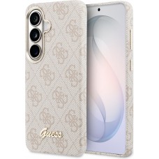 Coque Samsung Galaxy S26 - Guess 4G Script MagSafe Magnetic protection élégante - Rose