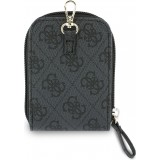 Guess 4G Logo Metall Lani&egrave;re Schultertasche mit Tasche - Schwarz