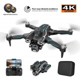 H35 Falt-Drohne II Mini Drohne 4K HD Doppel-Kamera mit 360° Hindernisvermeidung und optischer Stabilisierung - Schwarz