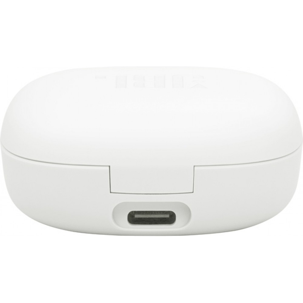 JBL Wave Flex 2 Bluetooth - 40h autonomie son Pure Bass technologie Smart Ambient et contrôle tactile - Blanc