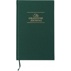 Journal de gratitude jour et nuit cahier élégant en tissu avec citations inspirantes - Vert