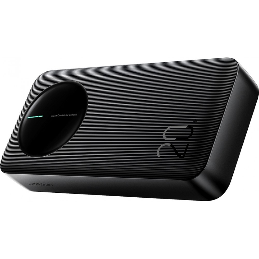 Joyroom JR-PBF14 Pro Powerbank 3 en 1 avec capacit&eacute; de 20000mAh 22.5W clean Design 2x USB-A 2.4 & 1x USB-C (In+Out) - Noir