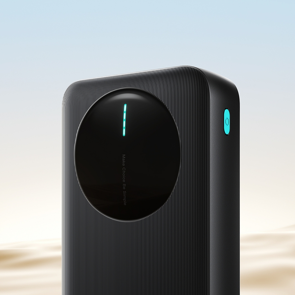 Joyroom JR-PBF14 Pro Powerbank 3 en 1 avec capacit&eacute; de 20000mAh 22.5W clean Design 2x USB-A 2.4 & 1x USB-C (In+Out) - Noir