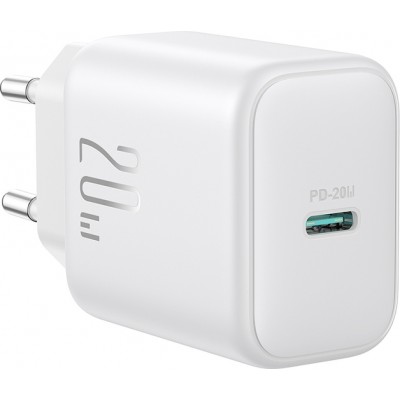 Joyroom JR-TCF20 chargeur rapide et compact USB-C PD 20W - Blanc