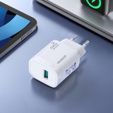 Joyroom JR-TF4 18W chargeur mural rapide pour smartphone et tablette - Blanc