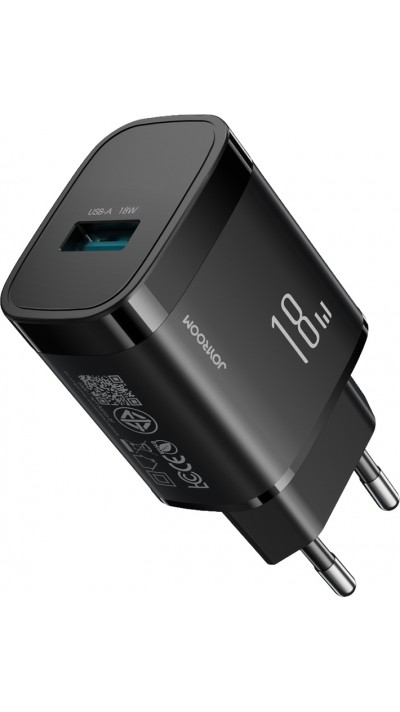 Joyroom JR-TF4 18W chargeur mural rapide pour smartphone et tablette - Noir