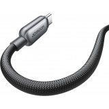 Joyroom S-A55 StarFlight Schnellladekabel USB-A zu USB-C 66W (1.2 m) - Schwarz