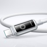 Joyroom S-A55 StarFlight Schnellladekabel USB-C zu USB-C 100 W (1.2 m) - Weiss